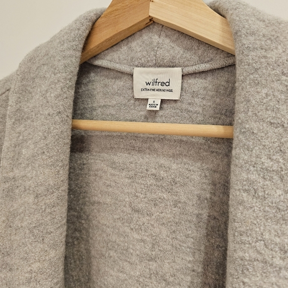 Aritzia Wilfred Dujardin Coat Shacket 100% Wool s - Picture 3 of 6